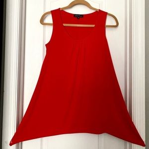 Slinky Brand tank top. A-line with ruffle XS